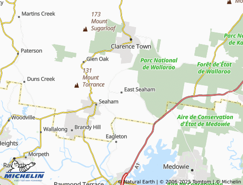 Mapa MICHELIN East Seaham - ViaMichelin