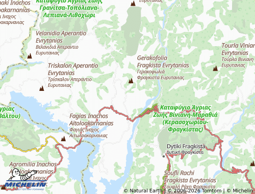 MICHELIN Agios Prokopios map - ViaMichelin