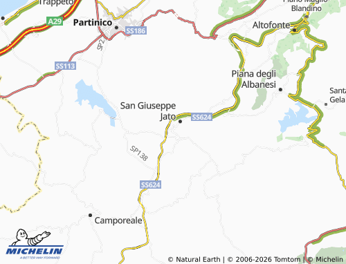 Mappa MICHELIN San Cipirello - ViaMichelin