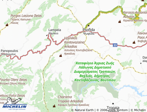 MICHELIN Velimachi map - ViaMichelin