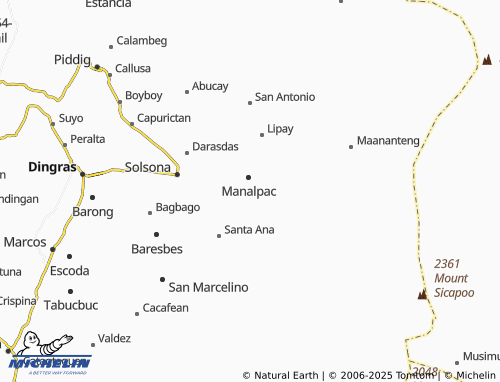 MICHELIN Catangraran map - ViaMichelin