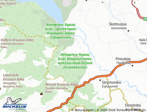 MICHELIN Triada map - ViaMichelin