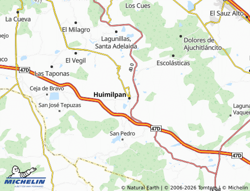 MICHELIN Centro map - ViaMichelin