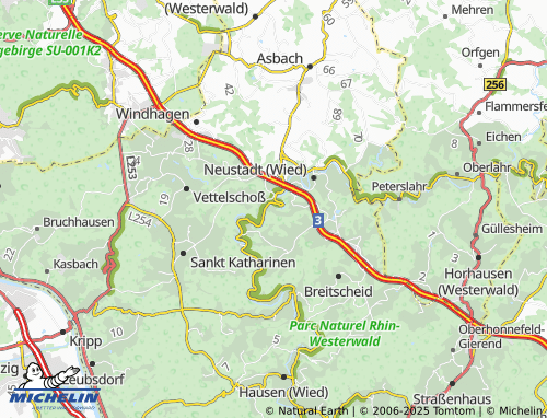 Carte MICHELIN Kodden - ViaMichelin
