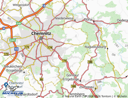 Kaart MICHELIN Adelsberg - ViaMichelin