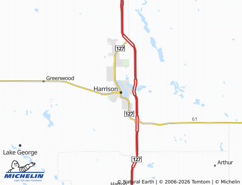 Mapa MICHELIN Harrison - ViaMichelin