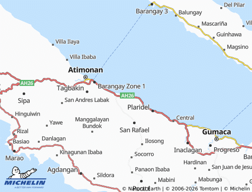 MICHELIN Lumutan map - ViaMichelin