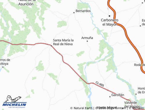 MICHELIN-Landkarte Pinilla-Ambroz - ViaMichelin