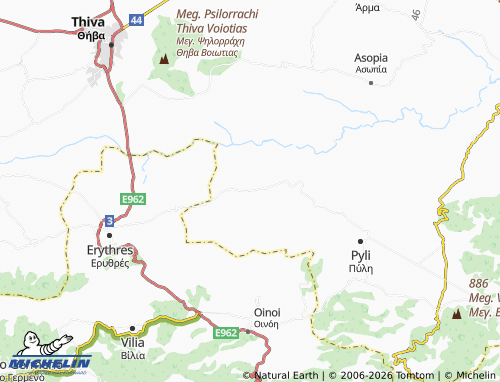 Carte MICHELIN Dafni - ViaMichelin