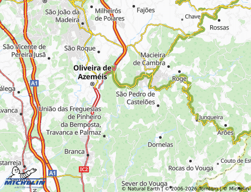 MICHELIN Ossela map - ViaMichelin