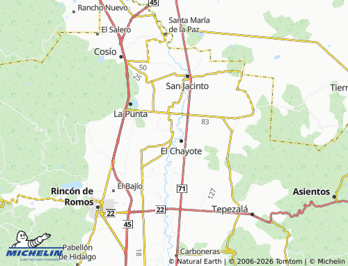 Mappa MICHELIN Puerta del Muerto, El 15 - ViaMichelin