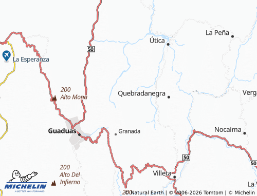Carte MICHELIN Santa Lucía - ViaMichelin