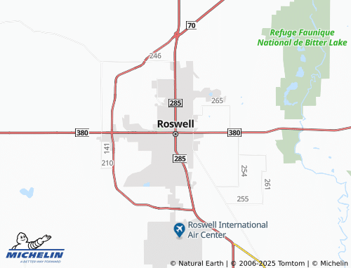 MICHELIN Roswell map - ViaMichelin