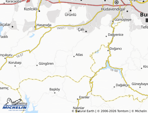 Mapa MICHELIN Atlas - ViaMichelin