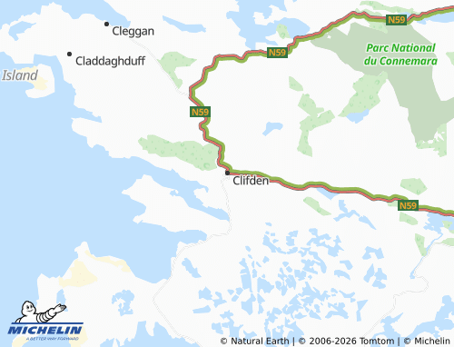 Mappa MICHELIN Clifden - ViaMichelin