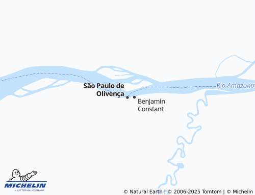 MICHELIN São Paulo de Olivença map - ViaMichelin