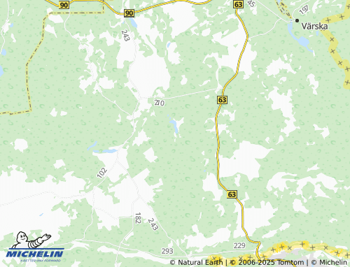 MICHELIN Kõvera map - ViaMichelin