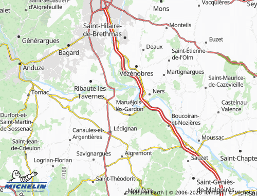 Mappa MICHELIN Cassagnoles - ViaMichelin