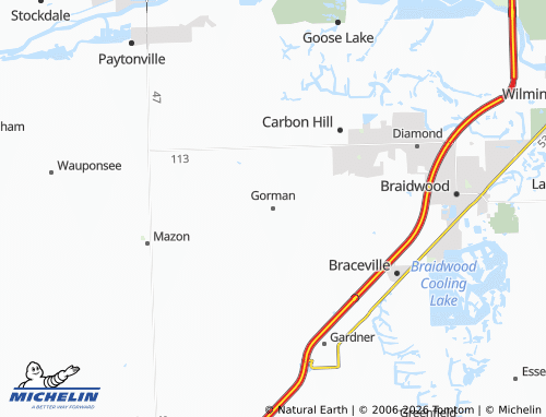 Mappa MICHELIN Gorman - ViaMichelin