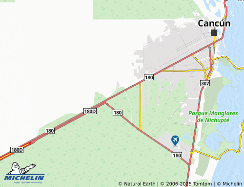 MICHELIN Tres Reyes map - ViaMichelin