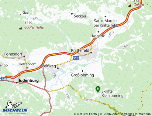 MICHELIN Pausendorf map - ViaMichelin