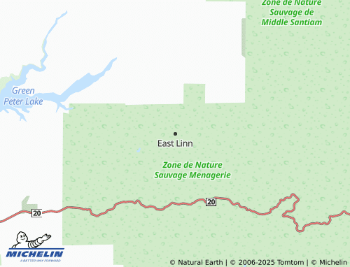 Carte MICHELIN East Linn - ViaMichelin