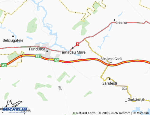 MICHELIN Plumbuita map - ViaMichelin