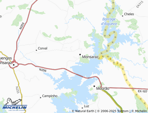 MICHELIN Horta da Pera map - ViaMichelin