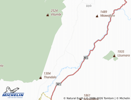 MICHELIN Munyanyala Mhango map - ViaMichelin