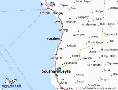 MICHELIN Agbanga map - ViaMichelin