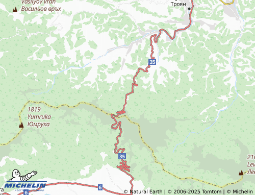 MICHELIN Beklemeto map - ViaMichelin