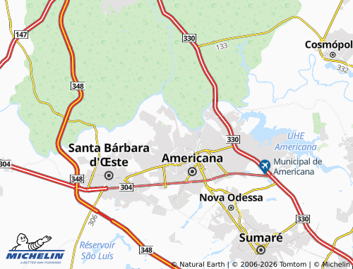 Mapa MICHELIN Morada do Sol - ViaMichelin