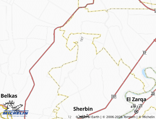 Mapa MICHELIN Kafr al-'Atrash - ViaMichelin