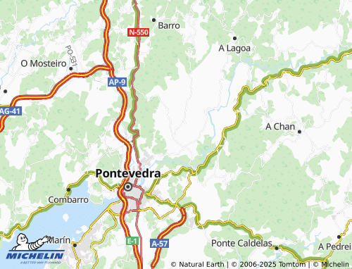 Mapa MICHELIN Santa María de Xeve (Santa María) - ViaMichelin