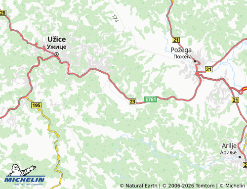 Mapa MICHELIN Gorjani - ViaMichelin