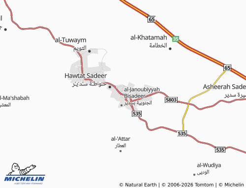 MICHELIN-Landkarte al-'Azeeziyyah - ViaMichelin