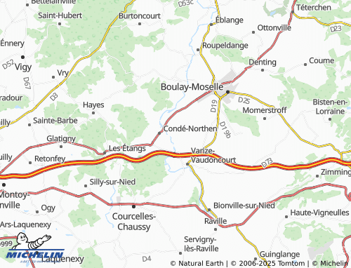 MICHELIN Loutremange map - ViaMichelin