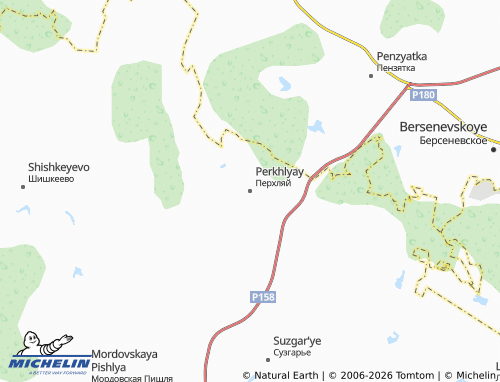 MICHELIN-Landkarte Perkhlyay - ViaMichelin