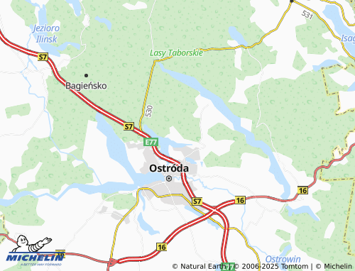 Carte MICHELIN Ruś Mała - ViaMichelin