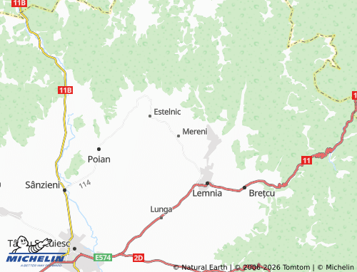 Carte MICHELIN Mereni - ViaMichelin