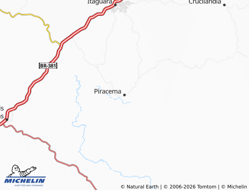 Carte MICHELIN Piracema - ViaMichelin
