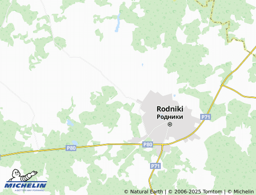MICHELIN Skrylovo map - ViaMichelin