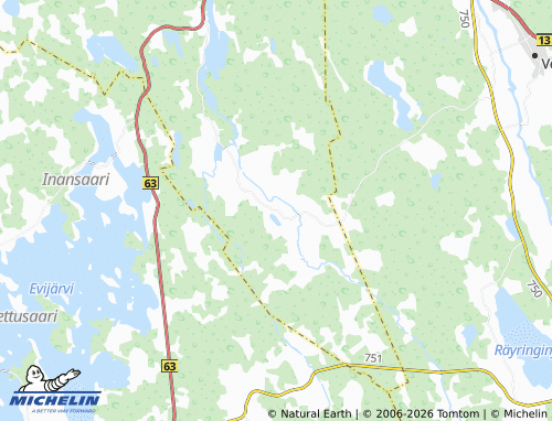 Carte MICHELIN Myngels - ViaMichelin