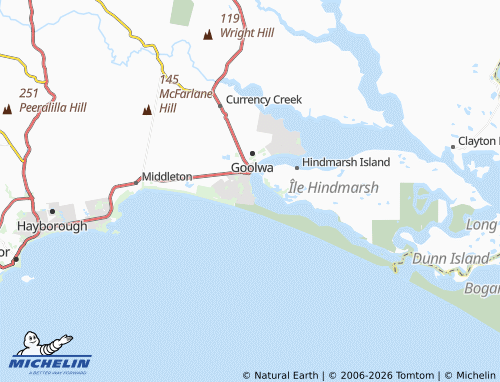 MICHELIN-Landkarte Goolwa South - ViaMichelin