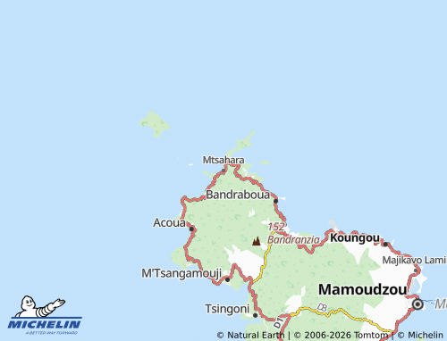 Mapa MICHELIN Mtsahara - ViaMichelin