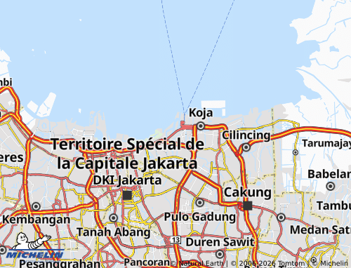 MICHELIN Tanjung Priok map - ViaMichelin