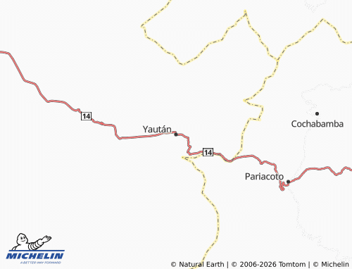 Kaart MICHELIN Yaután - ViaMichelin