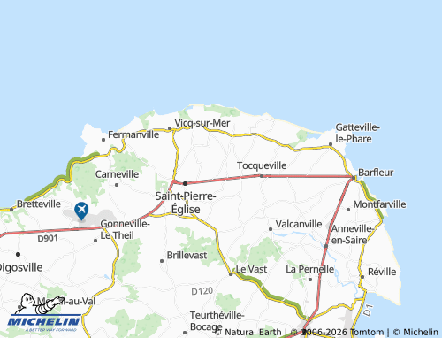 MICHELIN Varouville map - ViaMichelin