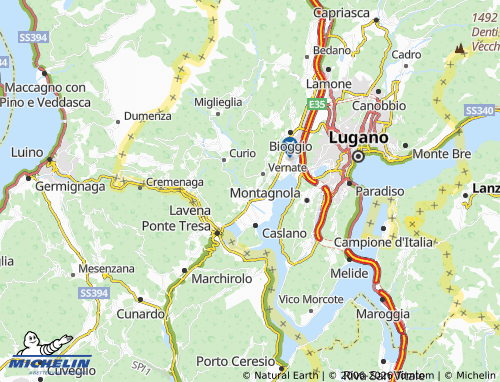 Mappa MICHELIN Neggio - ViaMichelin
