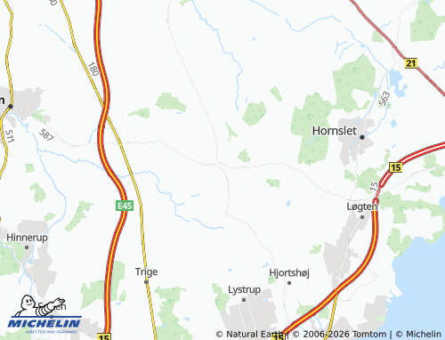MICHELIN Mejlby map - ViaMichelin